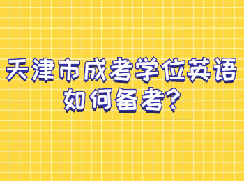 天津市成考学位英语如何备考