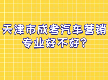 天津市成考汽车营销专业好不好