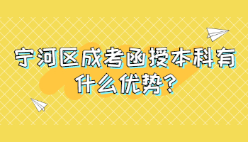 宁河区成考函授本科有什么优势