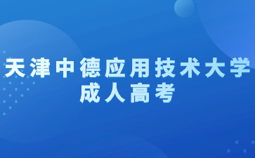 2024年天津中德应用技术大学成考分数线多少被录取？